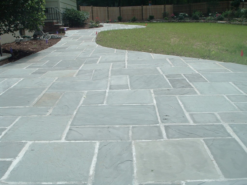 Bluestone walkway